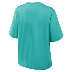 Miami Dolphins Women's Glory Arch Boxy T-Shirt - Aqua - Nike