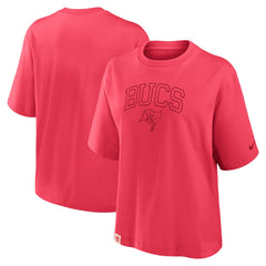 Tampa Bay Buccaneers Women's Glory Arch Boxy T-Shirt - Red - Nike