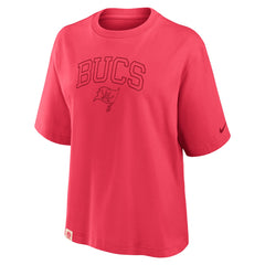 Tampa Bay Buccaneers Women's Glory Arch Boxy T-Shirt - Red - Nike