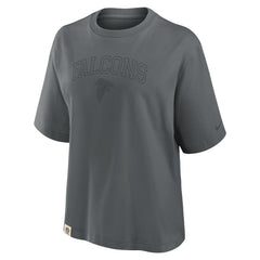 Atlanta Falcons Women's Glory Arch Boxy T-Shirt - Charcoal - Nike