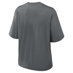 Pittsburgh Steelers Women's Glory Arch Boxy T-Shirt - Charcoal - Nike