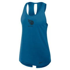 Tennessee Titans Women's Glory Open-Back Crisscross Dri-FIT Tank Top - Navy - Nike