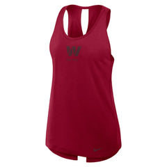 Washington Commanders Women's Glory Open-Back Crisscross Dri-FIT Tank Top - Burgundy - Nike