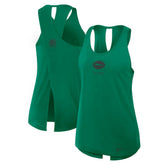 New York Jets Women's Glory Open-Back Crisscross Dri-FIT Tank Top - Green - Nike