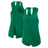 Green Bay Packers Women's Glory Open-Back Crisscross Dri-FIT Tank Top - Green - Nike