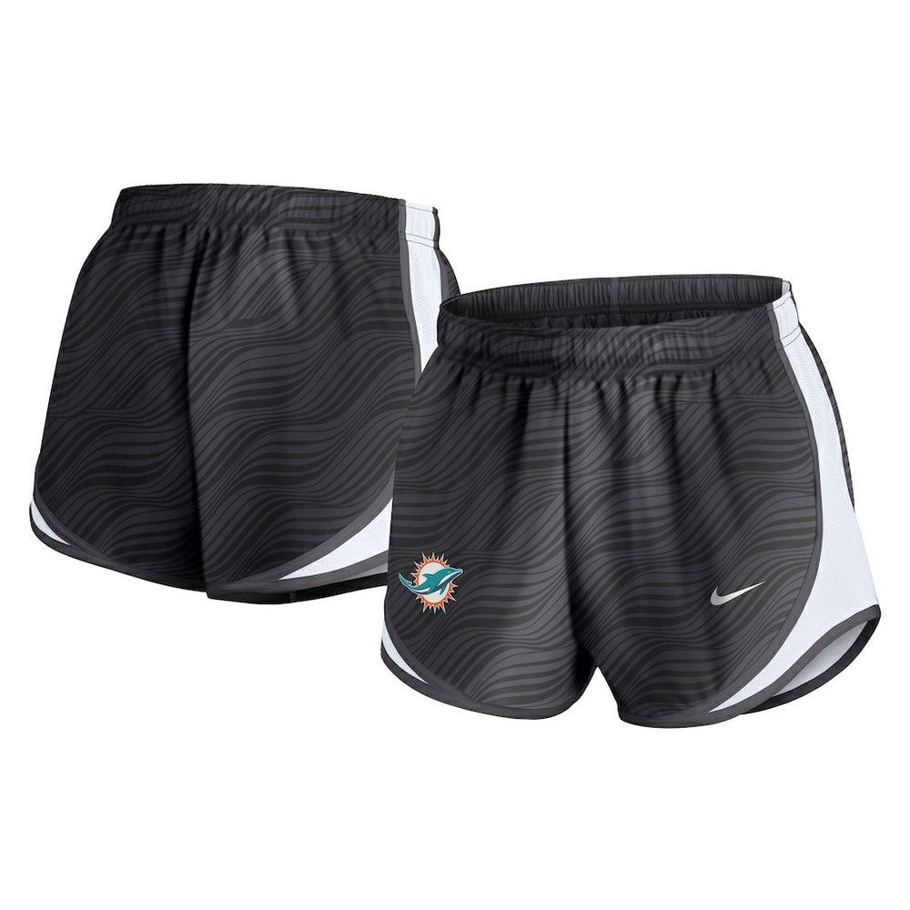 Miami Dolphins Women's Tempo Dri-FIT Shorts - Anthracite - Nike