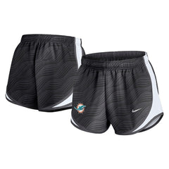 Miami Dolphins Women's Tempo Dri-FIT Shorts - Anthracite - Nike