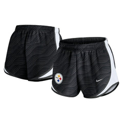 Pittsburgh Steelers Women's Tempo Dri-FIT Shorts - Anthracite - Nike