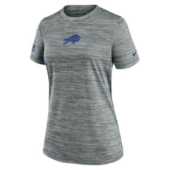 Buffalo Bills Women's Sideline Velocity Dri-FIT T-Shirt - Gray - Nike