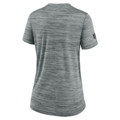 Pittsburgh Steelers Women's Sideline Velocity Dri-FIT T-Shirt - Gray - Nike
