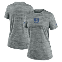 New York Giants Women's Sideline Velocity Dri-FIT T-Shirt - Gray - Nike