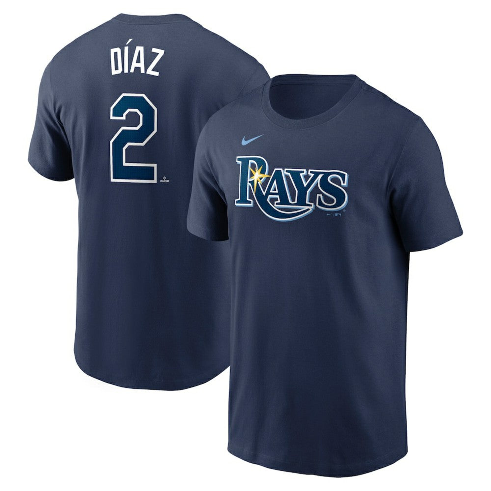 Yandy Diaz Tampa Bay Rays Nike Fuse Name & Number T-Shirt Outlet