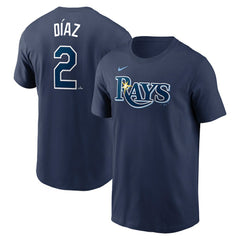 Yandy Diaz Tampa Bay Rays Nike Fuse Name & Number T-Shirt Outlet