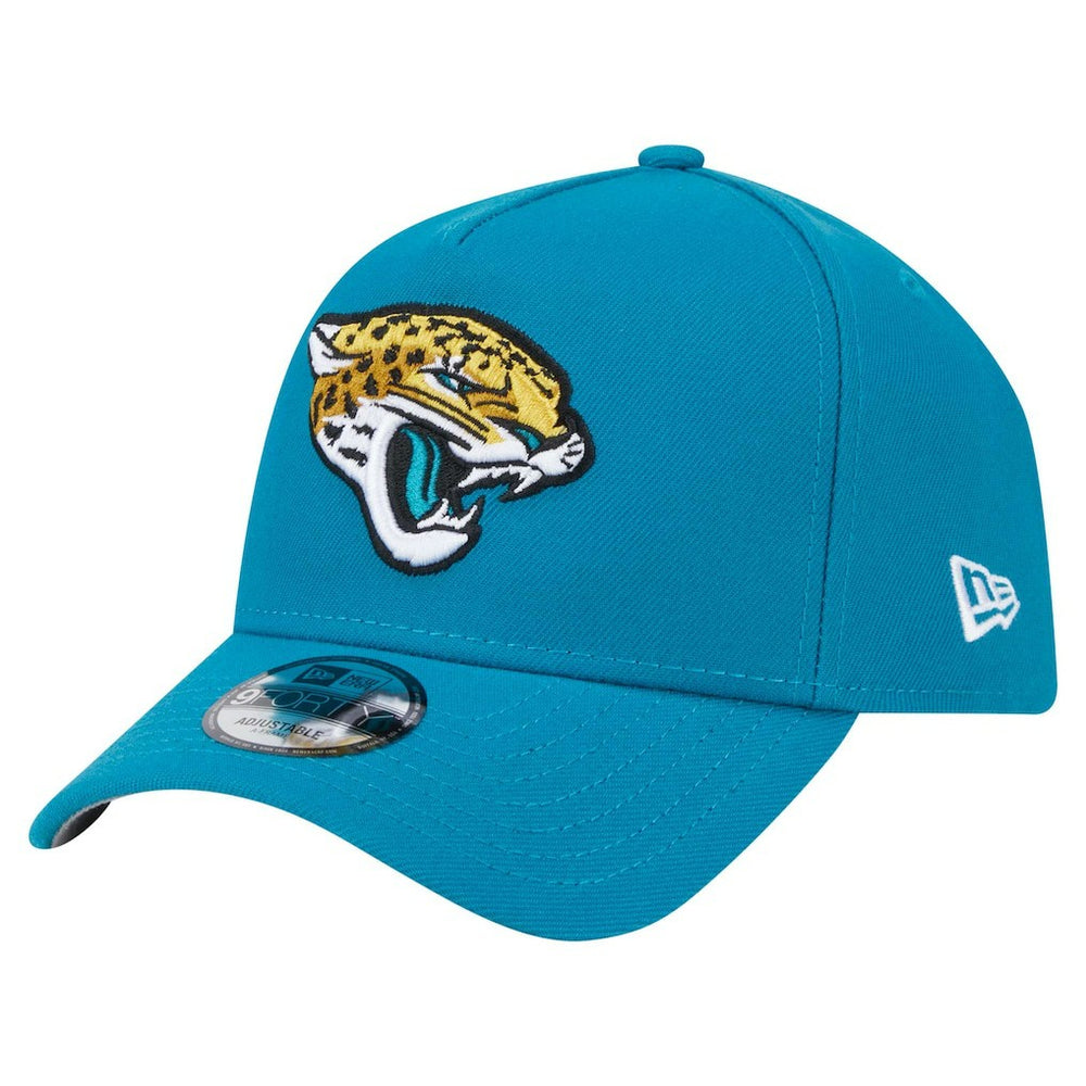 Jacksonville Jaguars New Era A-Frame 9FORTY Adjustable Hat - Teal - NFL