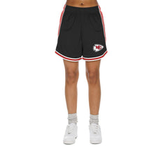 Kansas City Chiefs New Era Women's Sport Classics Mesh Shorts - Black/Red - NFL