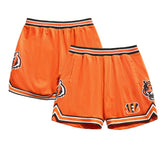 Cincinnati Bengals Chalk Line Court Shorts - Orange/Black - NFL
