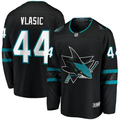 Marc-Edouard Vlasic San Jose Sharks Fanatics Breakaway Jersey - Black | Fanatics Clearance