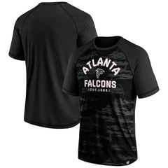 Atlanta Falcons Hail Mary Raglan T-Shirt - Black - Fanatics