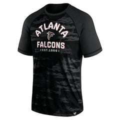 Atlanta Falcons Hail Mary Raglan T-Shirt - Black - Fanatics