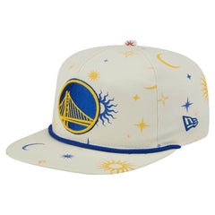 New Era Golden State Warriors Lunar Golfer Snapback Hat Cream