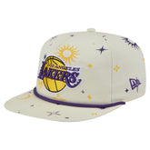 New Era Los Angeles Lakers Lunar Golfer Snapback Hat Cream