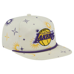 New Era Los Angeles Lakers Lunar Golfer Snapback Hat Cream