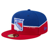 New York Rangers New Era Vintage Color Dip 59FIFTY Fitted Hat - Red/Royal | New Era online