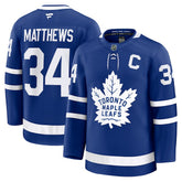 Auston Matthews Toronto Maple Leafs Fanatics Captain Patch Home Premium Jersey - Blue | Fanatics discount