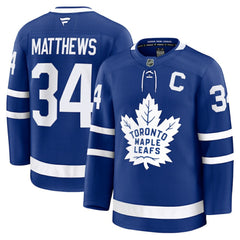 Auston Matthews Toronto Maple Leafs Fanatics Captain Patch Home Premium Jersey - Blue | Fanatics discount