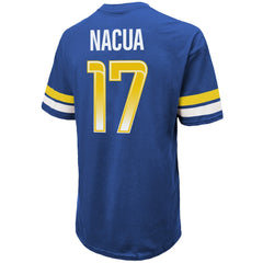 Puka Nacua Los Angeles Rams Majestic Threads Name & Number Oversized Fit T-Shirt - Royal - NFL