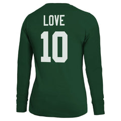 Jordan Love Green Bay Packers Majestic Threads Women's Name & Number Long Sleeve T-Shirt - Green - NFL