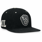 Milwaukee Brewers Nike Pro Corduroy Structured Snapback Hat Online