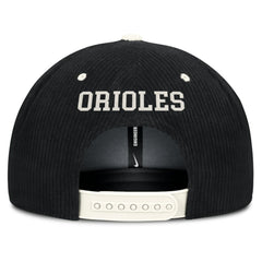 Baltimore Orioles Nike Pro Corduroy Structured Snapback Hat Discount