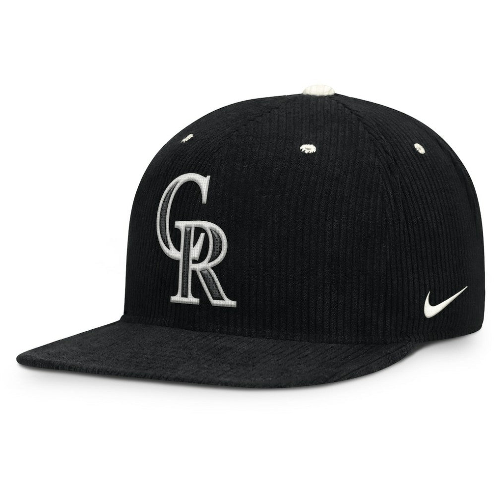 Colorado Rockies Nike Pro Corduroy Structured Snapback Hat Near Me