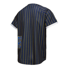 Mitchell & Ness Golden State Warriors x DANNIJO Women's Fashion Baseball Jersey Blue
