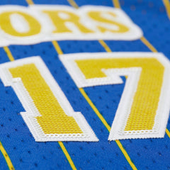 Mitchell & Ness Chris Mullin Golden State Warriors x DANNIJO Women's Fashion Cropped Basketball Jersey Royal