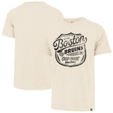 Boston Bruins '47 Poke Check Franklin T-Shirt - Cream | 47 brand on sale