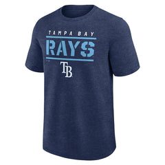 Tampa Bay Rays Logo Athletic Top Notch T-Shirt Outlet