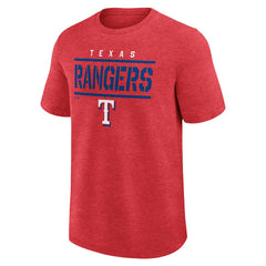 Texas Rangers Logo Athletic Top Notch T-Shirt Outlet