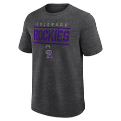 Colorado Rockies Logo Athletic Top Notch T-Shirt for sale