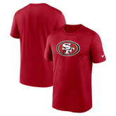 San Francisco 49ers Primetime Legend Logo Performance T-Shirt - Scarlet - Nike