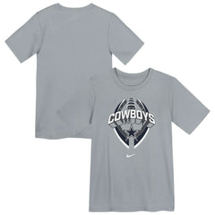 Dallas Cowboys Preschool Icon Legend Dri-FIT T-Shirt - Gray - Nike