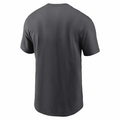 Denver Broncos Primetime Wordmark Essential T-Shirt - Anthracite - Nike