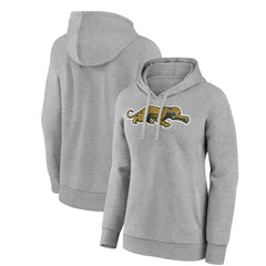 Jacksonville Jaguars Women's Classic Logo Pullover Hoodie - Gray - NFL