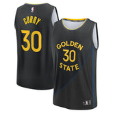 Fanatics Stephen Curry Golden State Warriors Fast Break Replica Player Jersey Statement Editi- Black