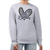 Tampa Bay Lightning G-III 4Her by Carl Banks Women's Animal Print Heart Fleece Pullover Sweatshirt - Heather Gray | NHL on sale