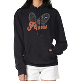 Philadelphia Flyers G-III 4Her by Carl Banks Women's Animal Print Heart Fleece Pullover Hoodie - Black | NHL discount