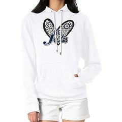 Winnipeg Jets G-III 4Her by Carl Banks Women's Animal Print Heart Fleece Pullover Hoodie - White | NHL on sale