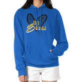 St. Louis Blues G-III 4Her by Carl Banks Women's Animal Print Heart Fleece Pullover Hoodie - Blue | NHL discount