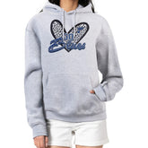St. Louis Blues G-III 4Her by Carl Banks Women's Animal Print Heart Fleece Pullover Hoodie - Heather Gray | NHL sale